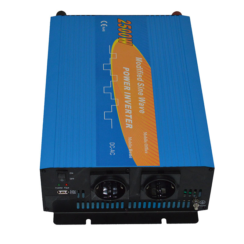 2500w Inverter gelombang sinus yang diubah suai